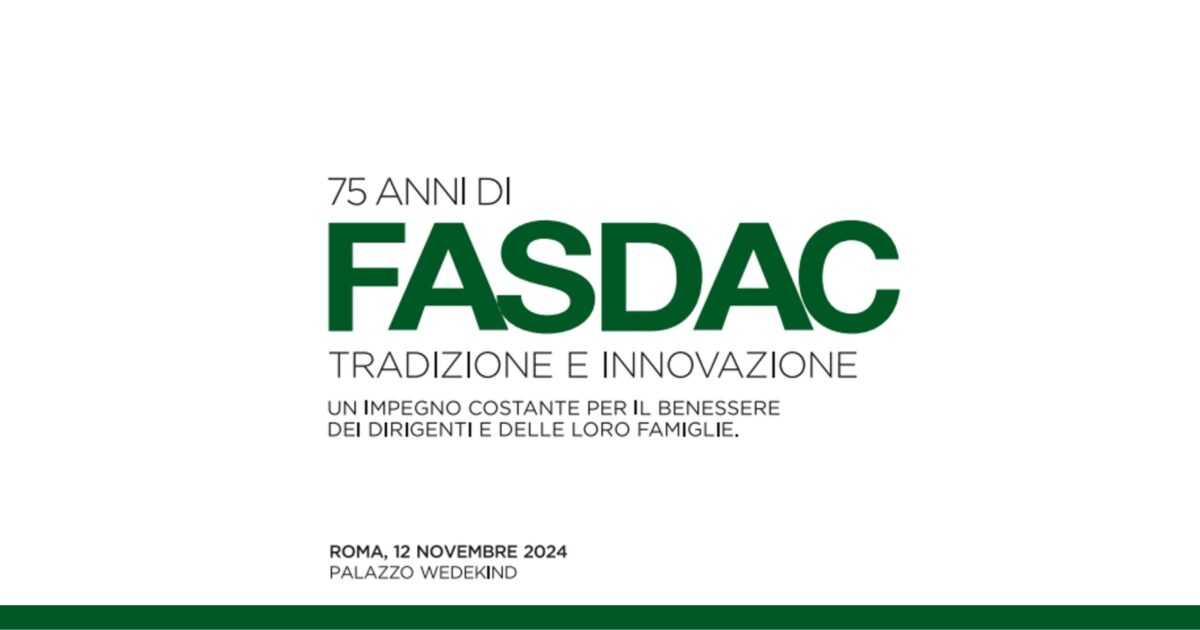 La salute al primo posto con Fasdac