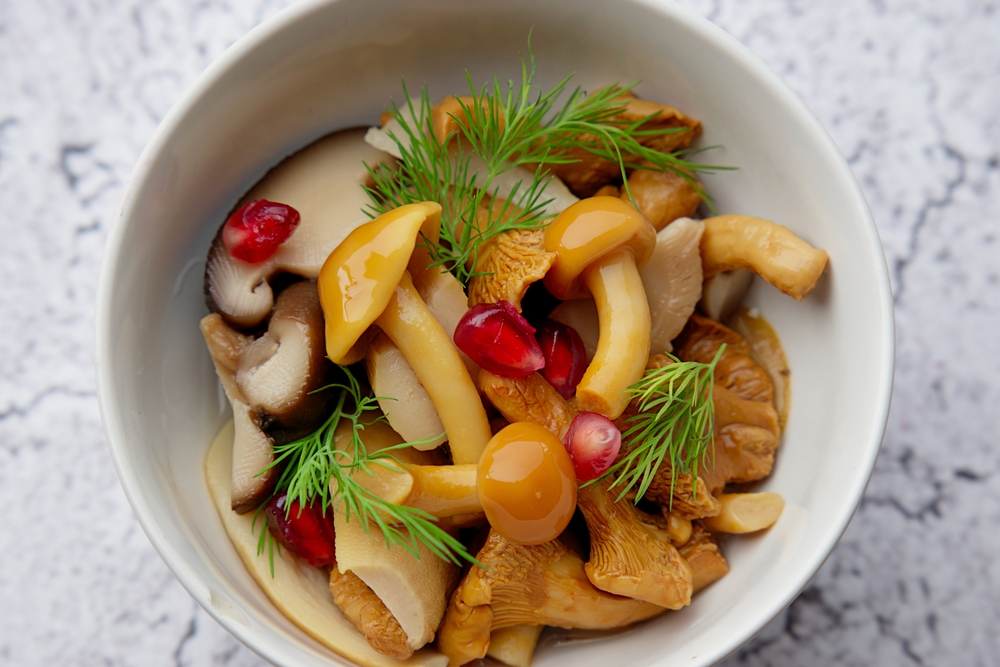 Il potere antiossidante di funghi e melograno